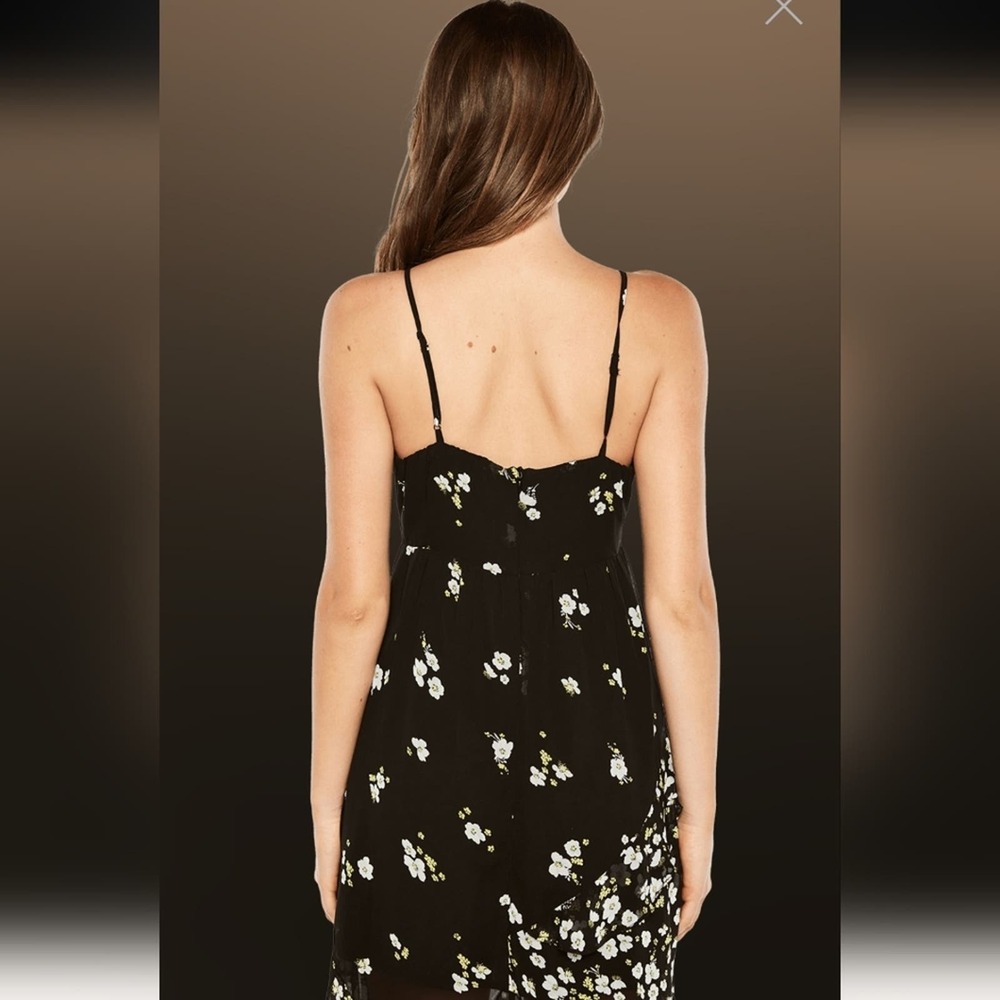 Bardot Ditzy Floral midi dress, black, size large/10, like new! - Picture 3 of 9